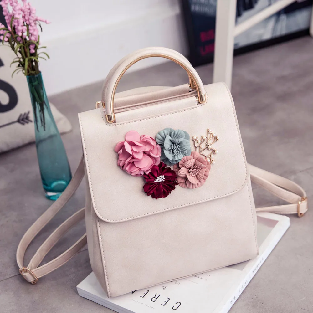 

Womens Bags Fashion Floral Leather Shoulder Lnclined Shoulder taschen women bolsa masculina sac femme handtassen dames