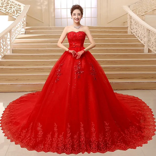 Wedding red beautiful dresses photo Wedding red beautiful dresses photo