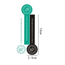 40/100/120pcs Long/short Stick Sticker Hand Made Custom Bottle Beef Jam Cake Puff Seal Paste Biscuit Bag Decoration Stick