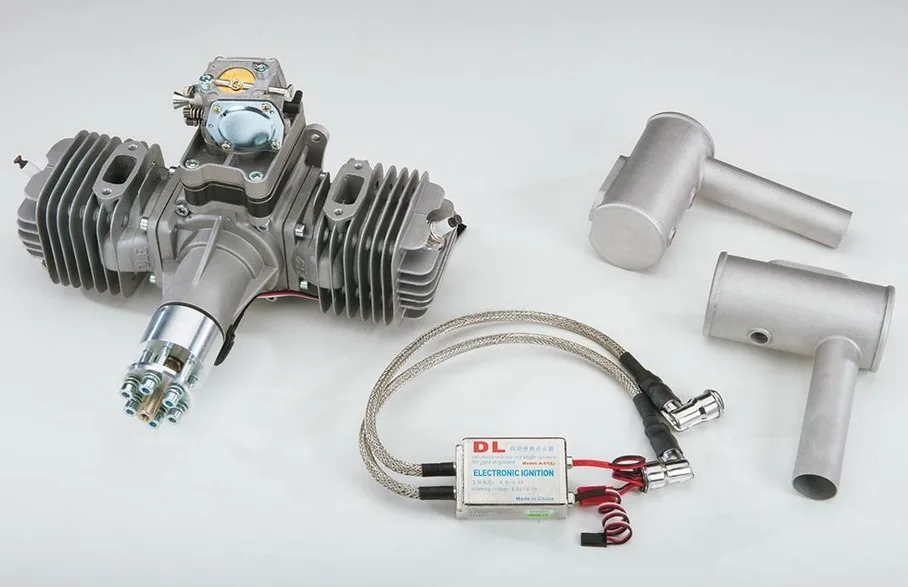 Оригинальный DLE111 DLE 111CC двухцилиндровый 2 тактный бензиновый/бензиновый