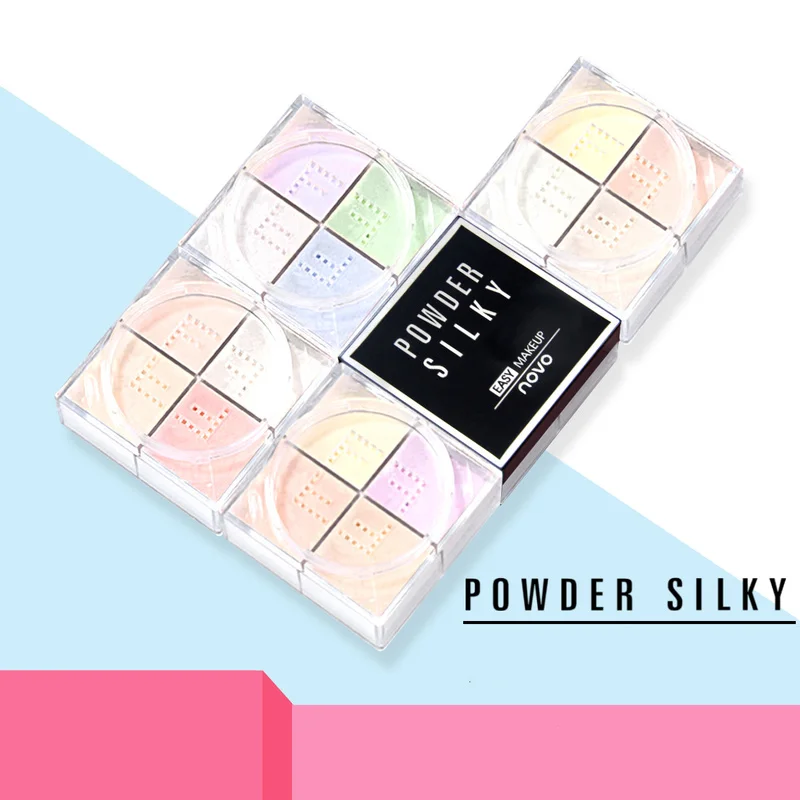 

Beauty Makeup Face Four colors Makeup powder Loose Powder Persistent Moisturizing Oil-control Brighten the skin Endurance effect
