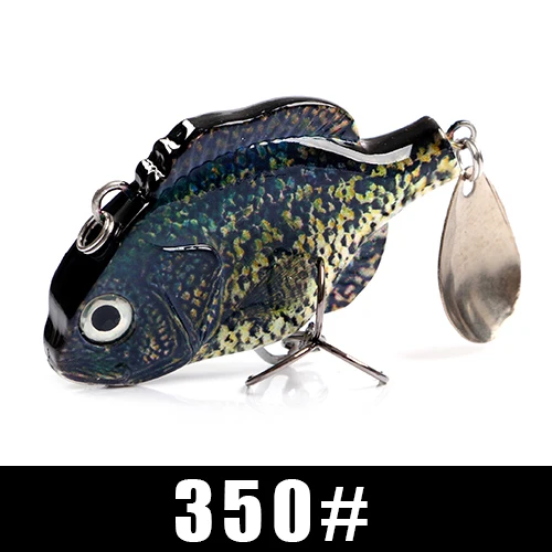 Приманка для рыбалки от ftk 65 мм 37 г VIB Minnow Вибрирующая искусственная приманка воблеры Тонущая полная плавающая приманка Рыболовная Снасть 3D глаза - Цвет: 350