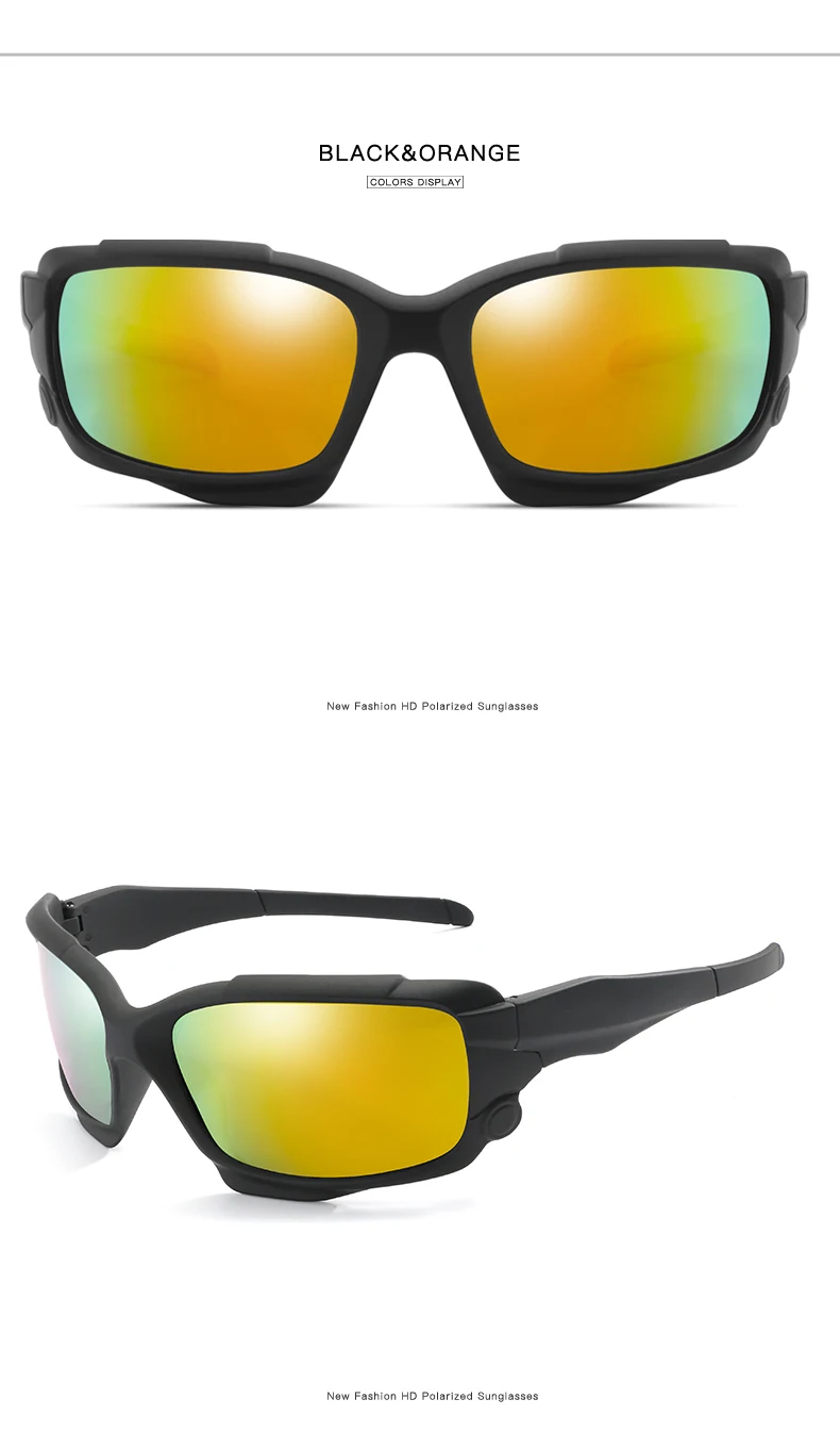 2019 брендовые Мужские поляризационные солнцезащитные очки дизайнерские спортивные солнцезащитные очки для вождения рыболовные