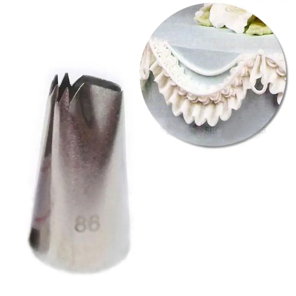 

#86 Stainless Steel Icing Piping Nozzles Cream Metal Tips Cake Decorating Nozzle