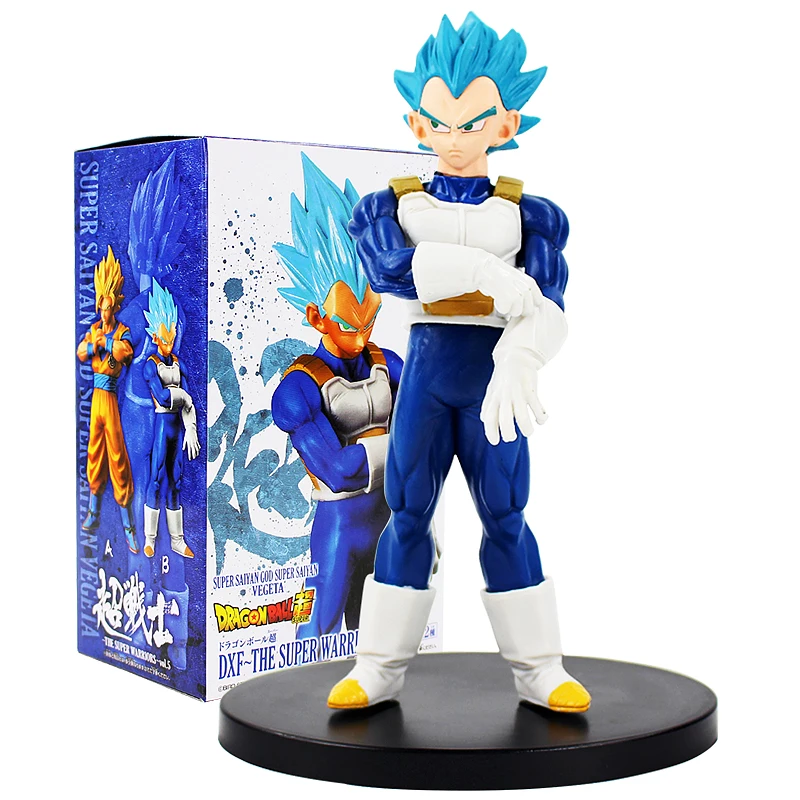 

18cm Anime Dragon Ball Z Super Saiyan God Vegeta DXF The Super Warriors Vol.5 PVC Action Figure Collectible Model Toy Doll
