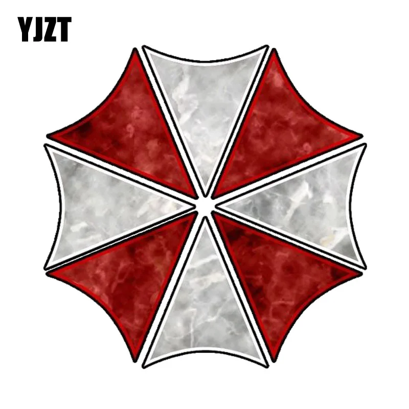 

YJZT 14CM*14CM Evil RESIDENT EVIL UMBRELLA CORPORATION Lnterest Reflective Car Sticker C1-7533