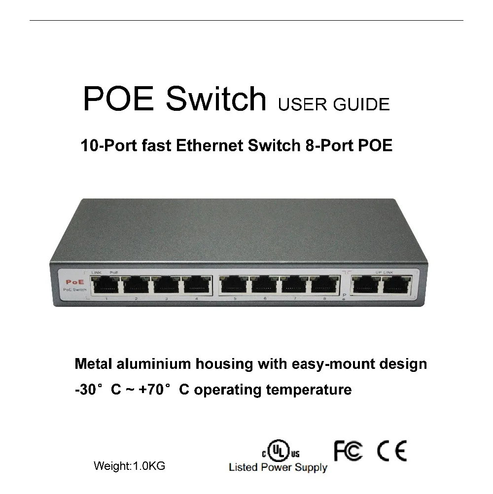 Полный 8CH коммутатор питания через Ethernet 10/100 м 150 м расстояние 120 Вт постоянного тока и 2Lan Порты и разъёмы IP Камера CCTV Системы NVR POE Питание адаптер POE8CH