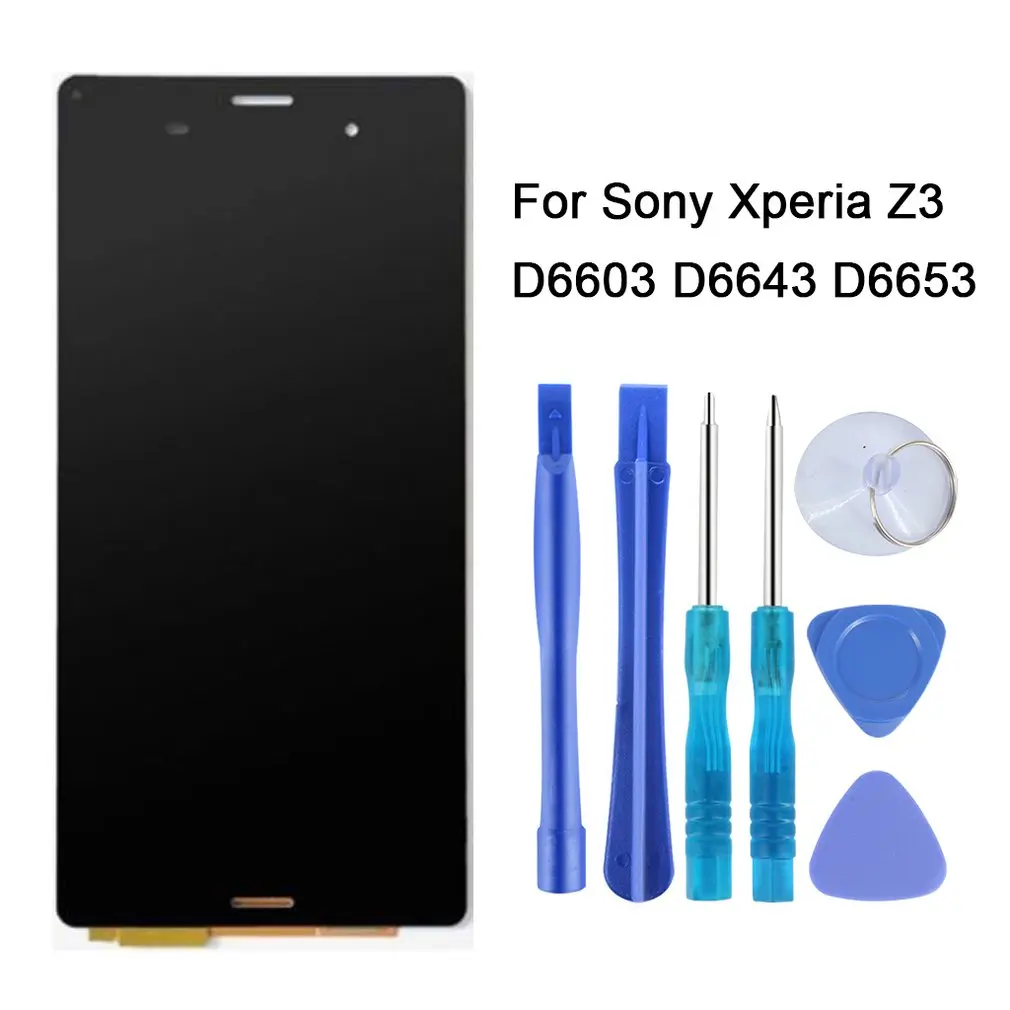 

LCD Display + Touch Screen Assembly For Sony Xperia Z3D6603 D6643 D6653