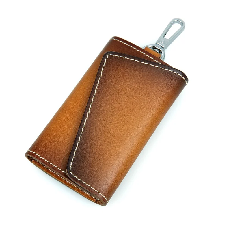 

JMD High Quality Vegetable Leatherr Car Key Bag Leather Keychain Key Case 8132B