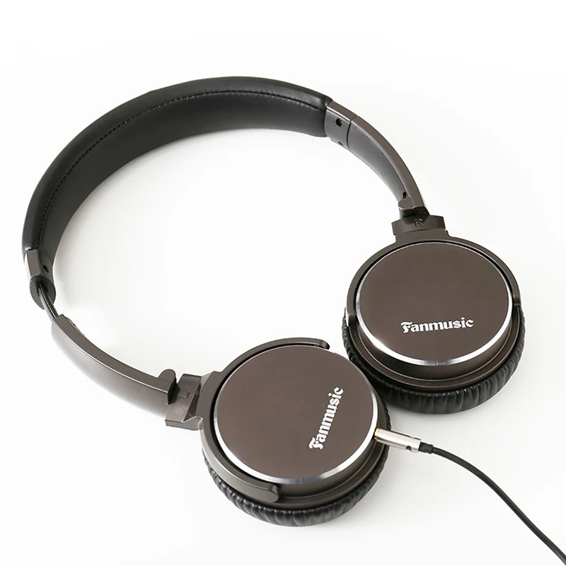 

Fanmusic H6 Foldable Stereo Dynamic Headphones with In-line Microphone