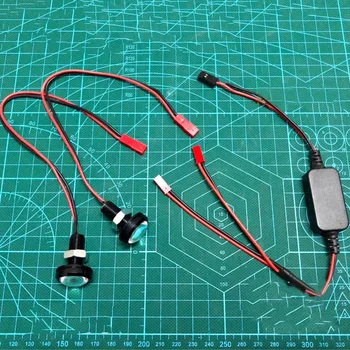 

LED Headlight Spotlight Roof light Lamp for Short-Course Truck Monster Car Traxxas Slash REVO RC Crawler Parts Accessories