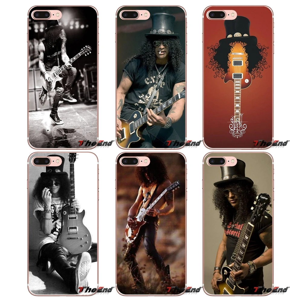 Для Xiaomi Mi6 Mi 6 A1 Max Mix 2 5X 6X Redmi Note 5 5A 4X 4A A4 4 3 Plus Pro мягкий чехол для гитары слэша Guns n Roses |