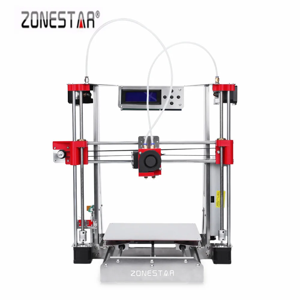 Zonestar P802QR2 220x220x240 мм легко собрать полный акрил 3d принтеры DIY Kit с двойной