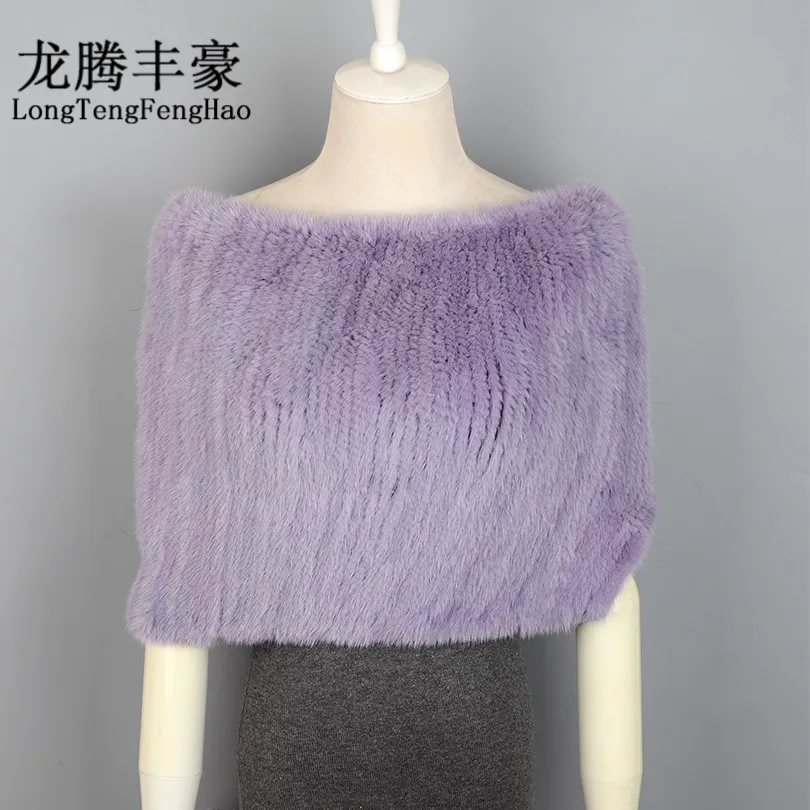 Вязаные шарфы из натурального меха пашмины 40 см|shawls for women|mink fur shawlfur shawl |