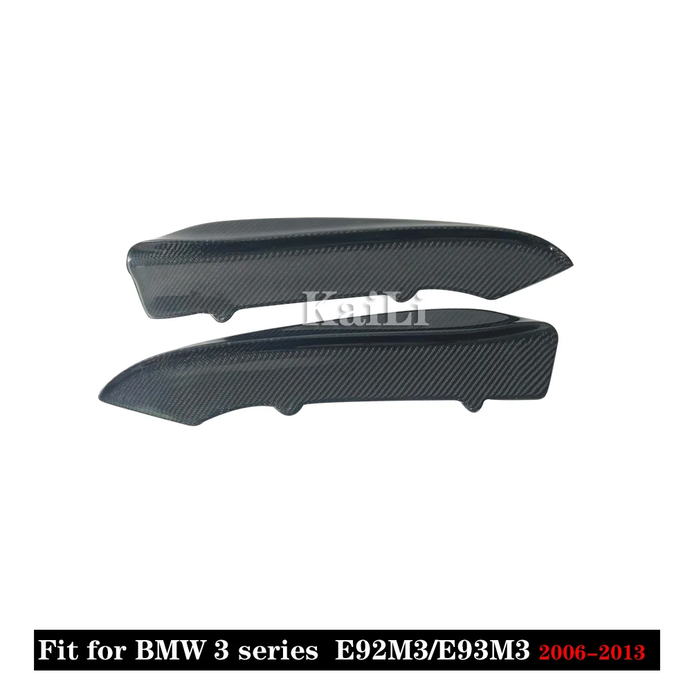 1 пара карбоновые щитки для переднего бампера BMW 3 серии E92 E90 E93 Real M3 Sedan Coupe Convertible 2006
