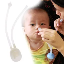 Детский Безопасный Очиститель носа вакуумный отсасывающий носовой аспиратор с пинцетом набор кистей