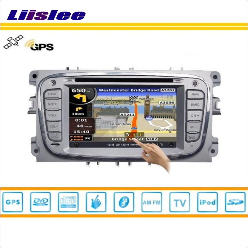 Sale Liislee Car Multimedia System For Ford Kuga 2008~2012 Radio Stereo Wifi DVD Player GPS Satellite Nav Navigation HD Touch Screen 1