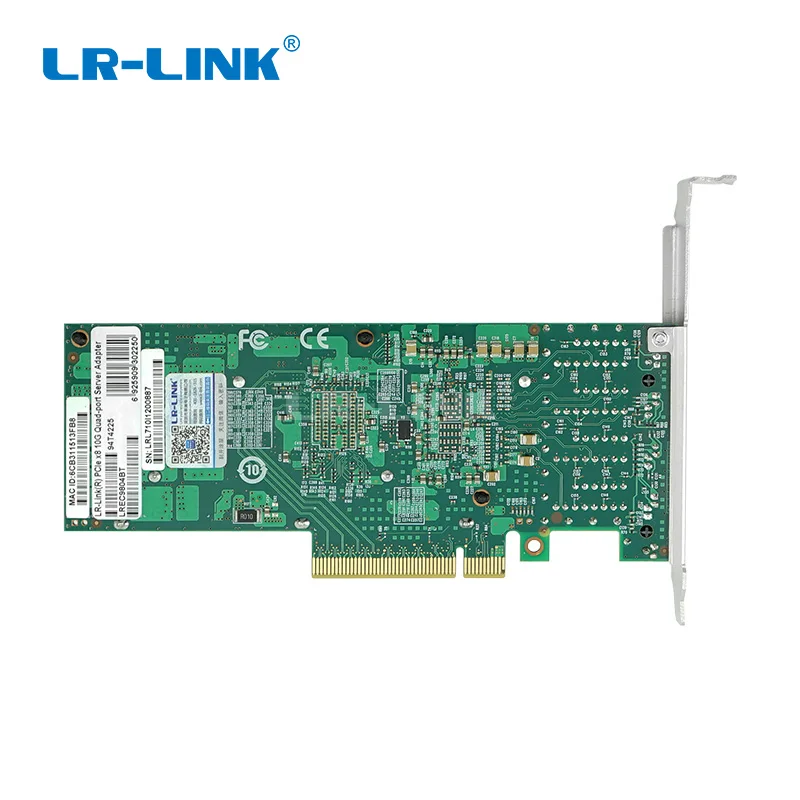 LR-LINK 9804BT 10 Гб ethernet RJ45 lan Карта четырехпортовый pci express x8 сетевая карта сетевой адаптер Nic Совместимость с Intel X710-T4