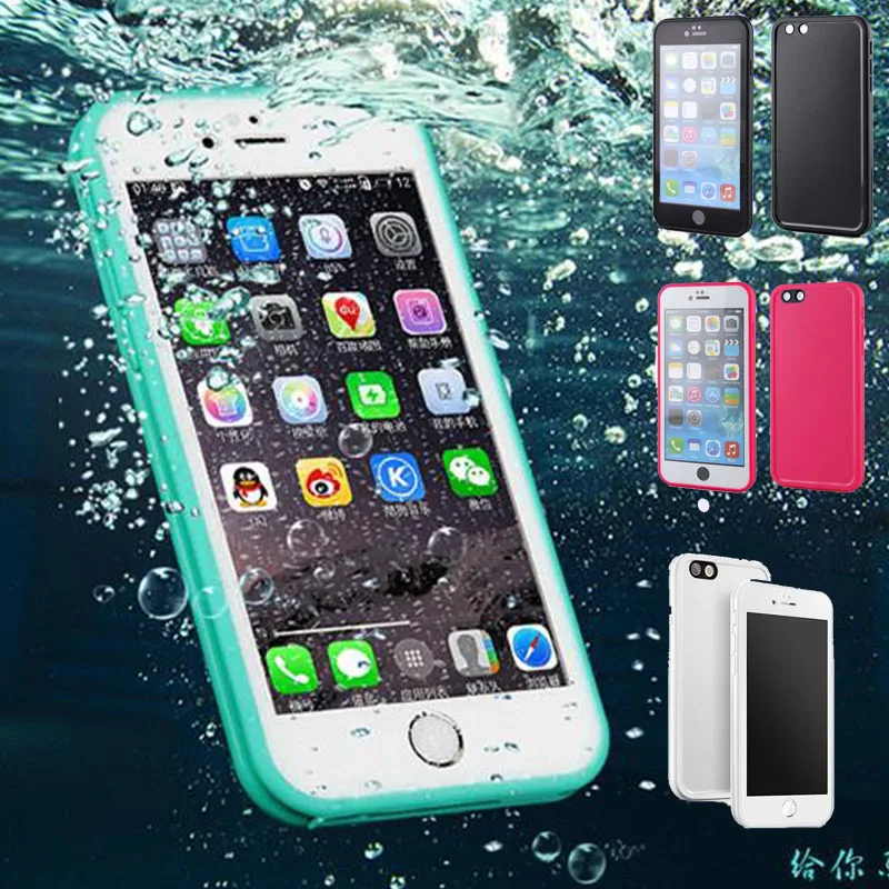 

Swimming Waterproof Phone Case for Coque iPhone 5S SE 6S 7 Plus Shockproof Rubber Diving Life Silicon Cover for iPhone7 funda