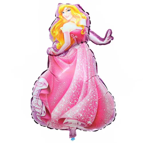 1 шт. большой размер принцесса фольгированный шар большой Аврора Золушка Белоснежка Эльза ребенок день рождения украшение гелиевые фольгированные шары - Цвет: Aurora