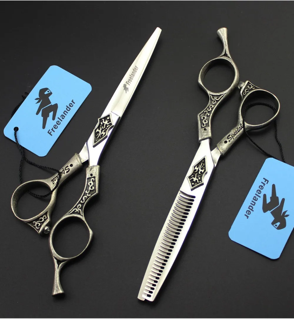 Freelander, Ретро стиль, Профессиональные парикмахерские ножницы, набор ножниц для стрижки волос, парикмахерские ножницы, высокое качество, салон 5,5/дюйма