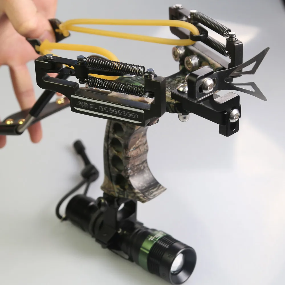 Fully Armed Hunting Slingshot adult stainless steel sling shot With