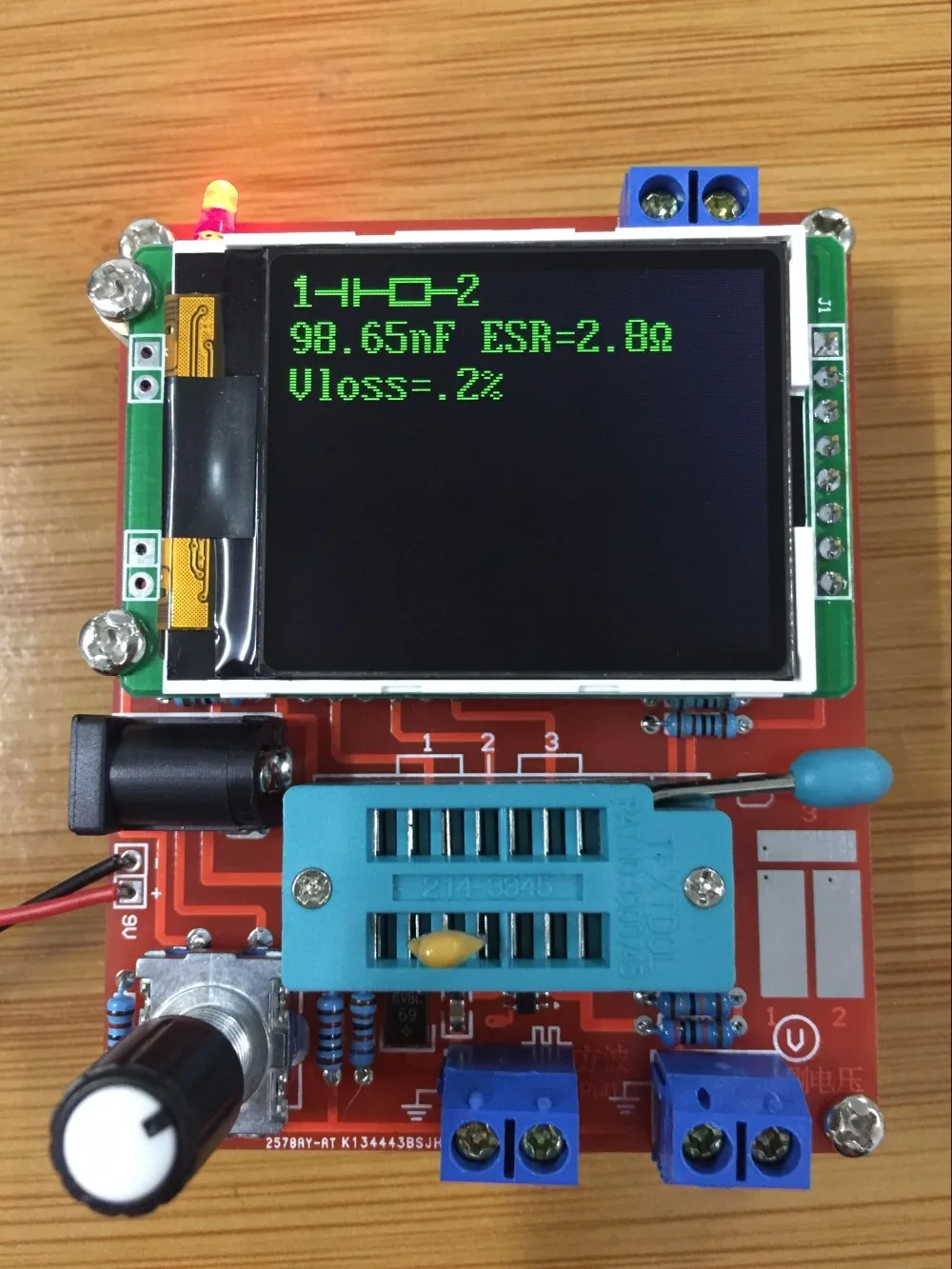 Английский транзистор тест er LCR диод емкость ESR частотомер сопротивление DS18B20 DHT11 IR_decoder тест