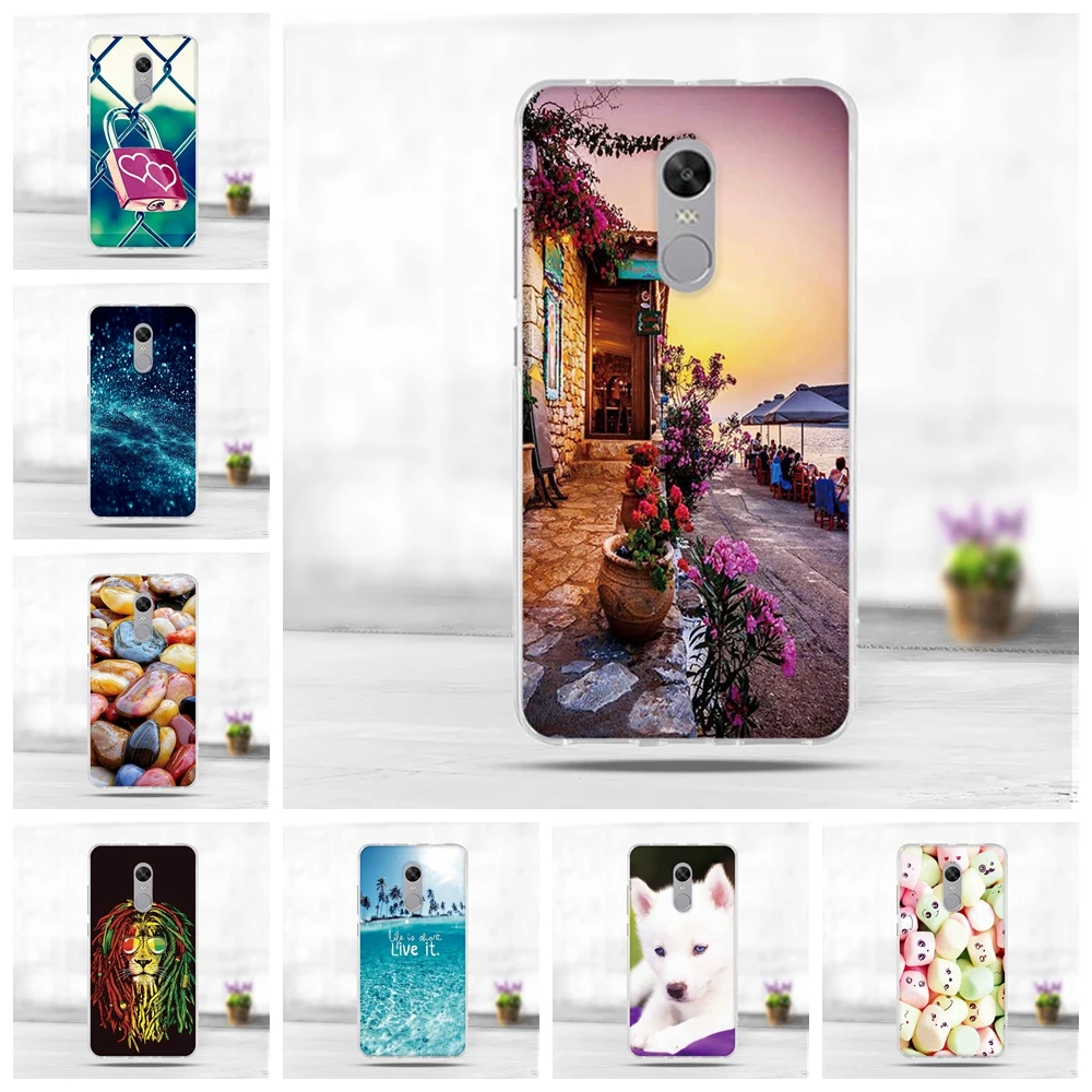 Роскошный 3D Мягкий силиконовый чехол из ТПУ для Xiaomi Redmi Note 4X с милым животным