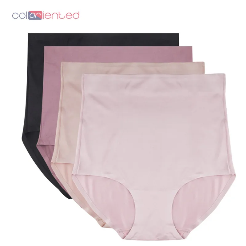 

COLORIENTED Breathable High Waist Slimming Pants Tummy Control Underwear Shapewear Women Panty Girdle Polyest Shiny Fabric Shape