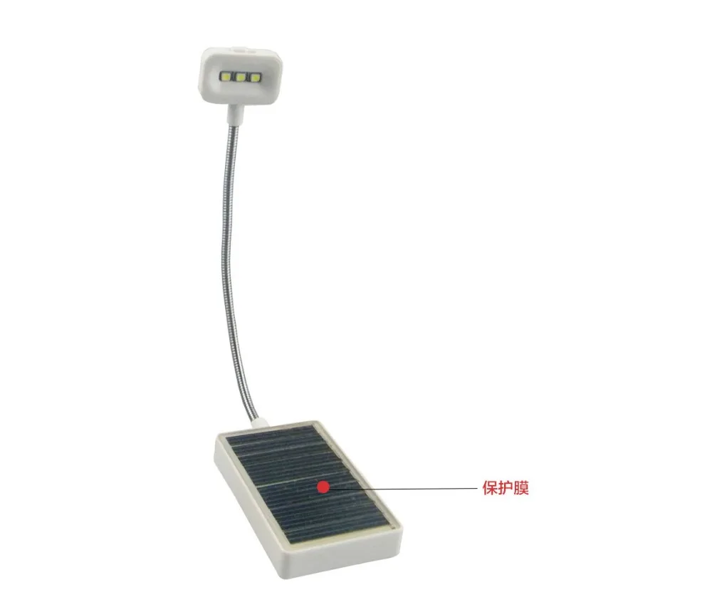 high quality solar 3 LED book solar reading light free shippingin Solar Lamps from Lights