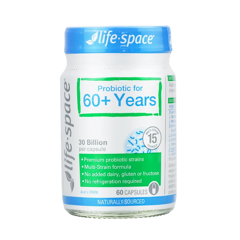 “ Probiótico para 60 + Anos Cápsulas Suporte Imunológico Digestivo Austrália