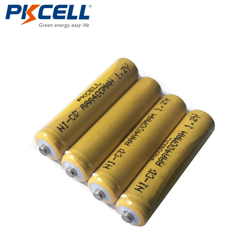 4pcs NiCd AAA 400mAh Button Top Battery ALI