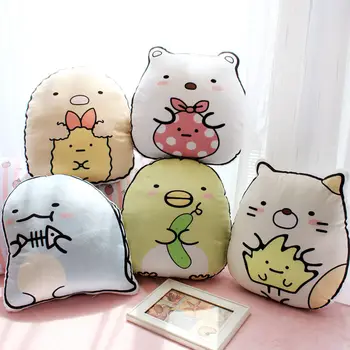 

35cm*38cm Kawaii Japanese Animation Sumikko Gurashi Plush Pillow Stuffed Toys Plush San-X Corner Bio Pillow Cushion Kids Gifts