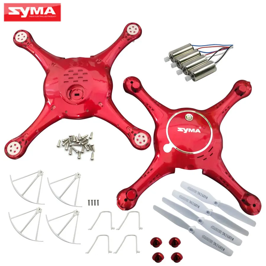 

SYMA X5UC X5UW RC Drone Spare Parts Main body Engines Propellers blade cap Landing Protective Frame Motor Kit Shell Screw