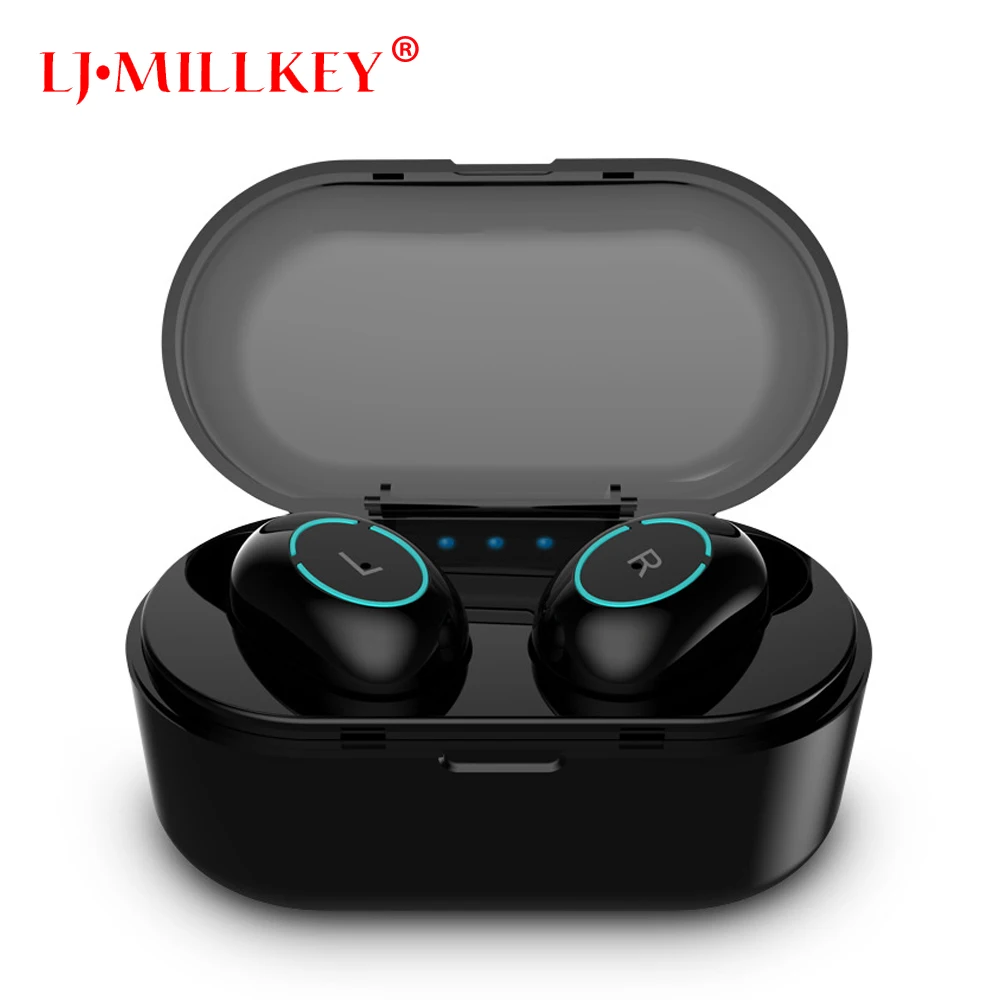 

TWS Bluetooth 5.0 Earphone Stereo Wireless Earbus HIFI Sound Sport Earphones Handsfree Gaming Headset with Mic for Phone YZ275