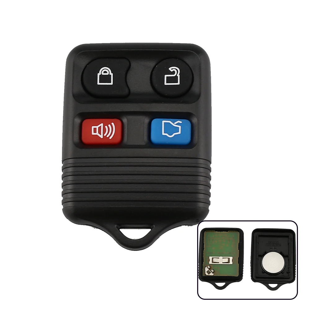 Chiave/Telecomando Per Ford Focus Completa Escape Explorer Mustang Thunderbird Lincoln Transit Town - 315/433mhz 3/4 Pulsante Ford -