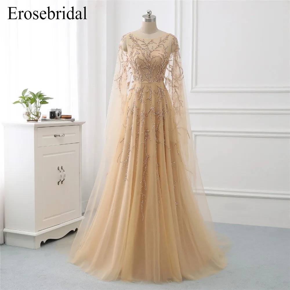 Женское вечернее платье с бусинами Erosebridal элегантное ТРАПЕЦИЕВИДНОЕ ПЛАТЬЕ