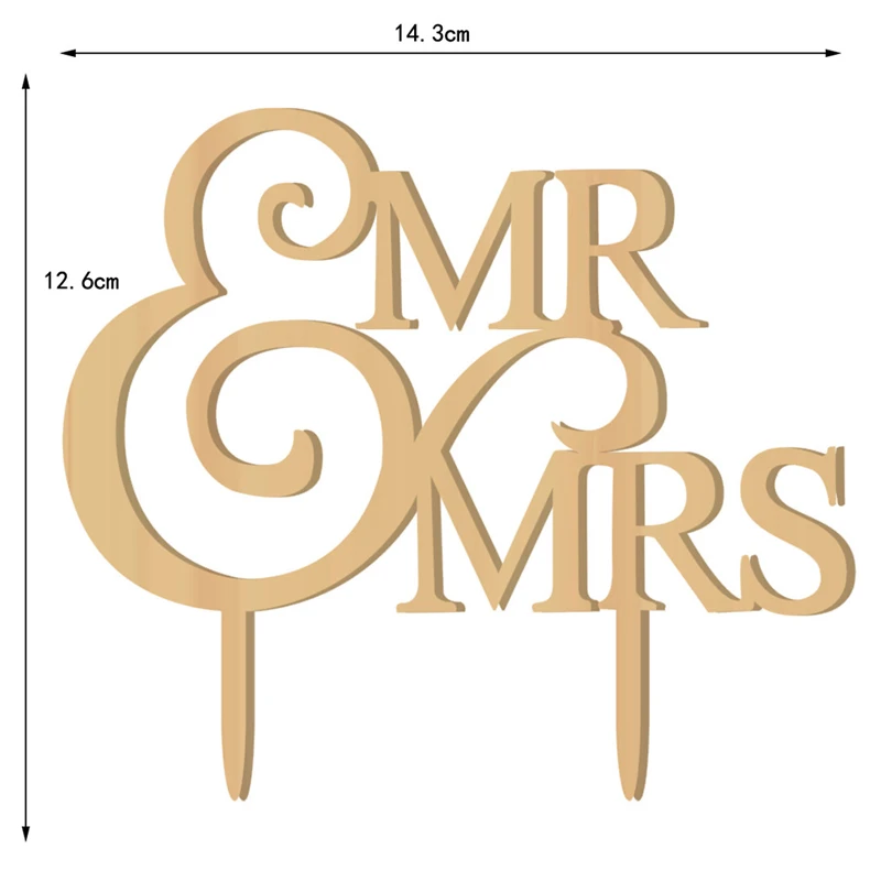 Горячая 1 шт. свадебный торт Топпер декоративные деревянные буквы зерна палочки для торта вечерние Свадебный Праздничный торт DIY подарки - Цвет: ZLQ433c