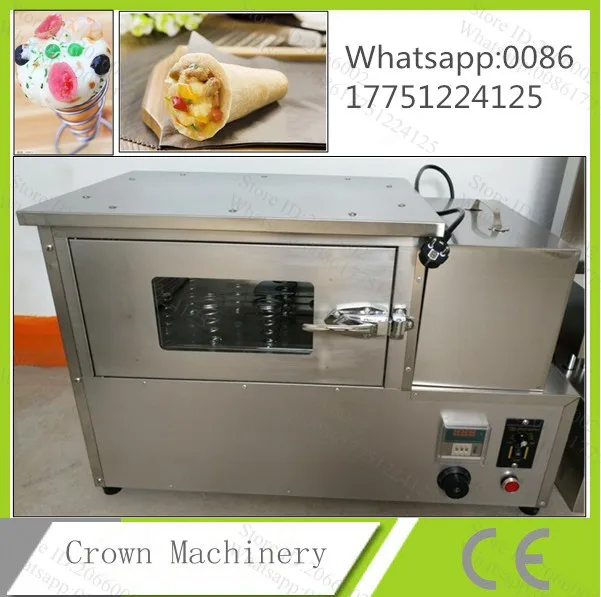 Free Shipping by DHL/TNT/UPS Low price automatic pizza cone oven; pizza making machine for sale
