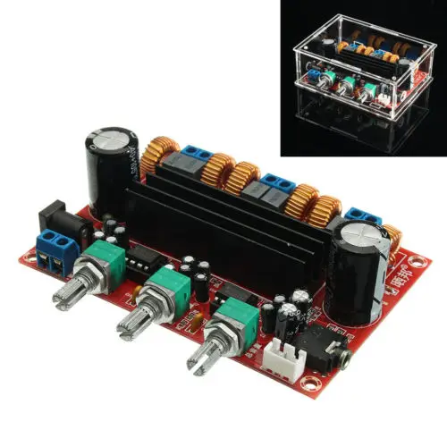 

TPA3116 D2 50Wx2+100W 2.1 Channel Audio Digital Subwoofer Power Amplifier Board 12~24V Amplifier Boards Modules