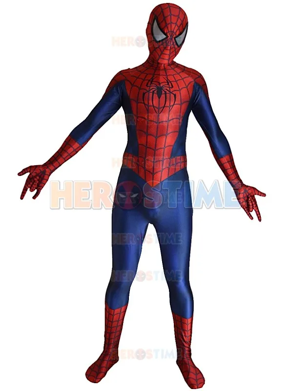 Raimi Spiderman Costume 3D Printed Halloween And Cosplay Spandex Spider-man Superhero Costume Fullbody Zentai Suit
