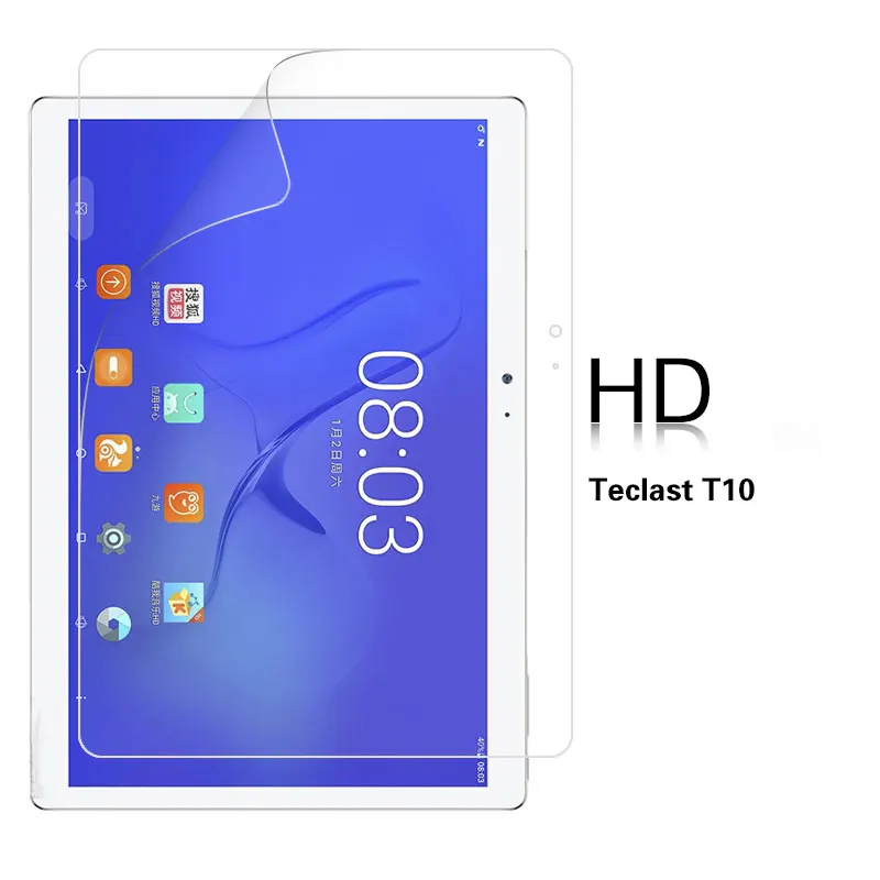 Передняя HD прозрачный глянцевый пленка для Teclast T8 8," T10 10,1" матовая пленка против отпечатков пальцев Антибликовая Защитная крышка для экрана - Цвет: 3pcs HD T10