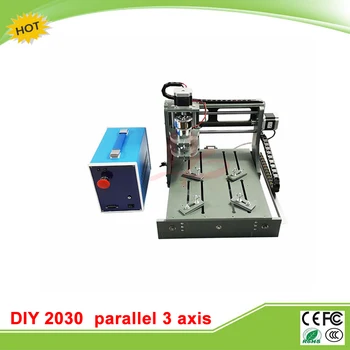 

Free tax to RU cnc carving machine 2030 parallel port 4 axis cnc router