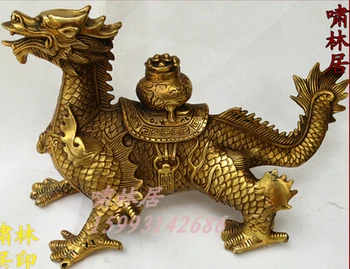 

animal Brass head real pure statues Bronze copper decoration wedding Brass Fine Arts Crafts decoration
