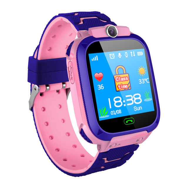 Waterproof Square Smart Watch with SOS Funcion