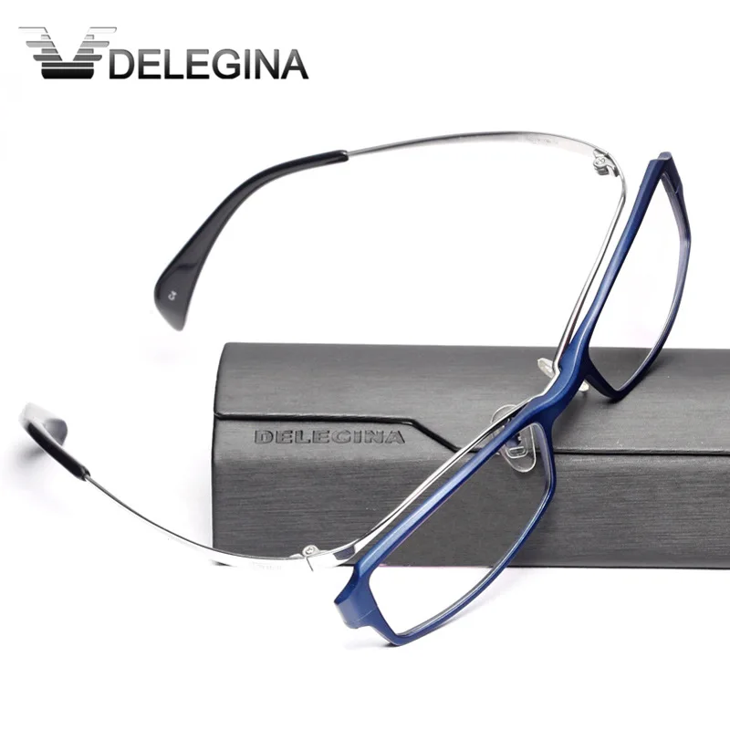 

Luxury Optical Titanium Glass Frame Full Rim Eyeglasses Frames for prescription myopia reading glasses
