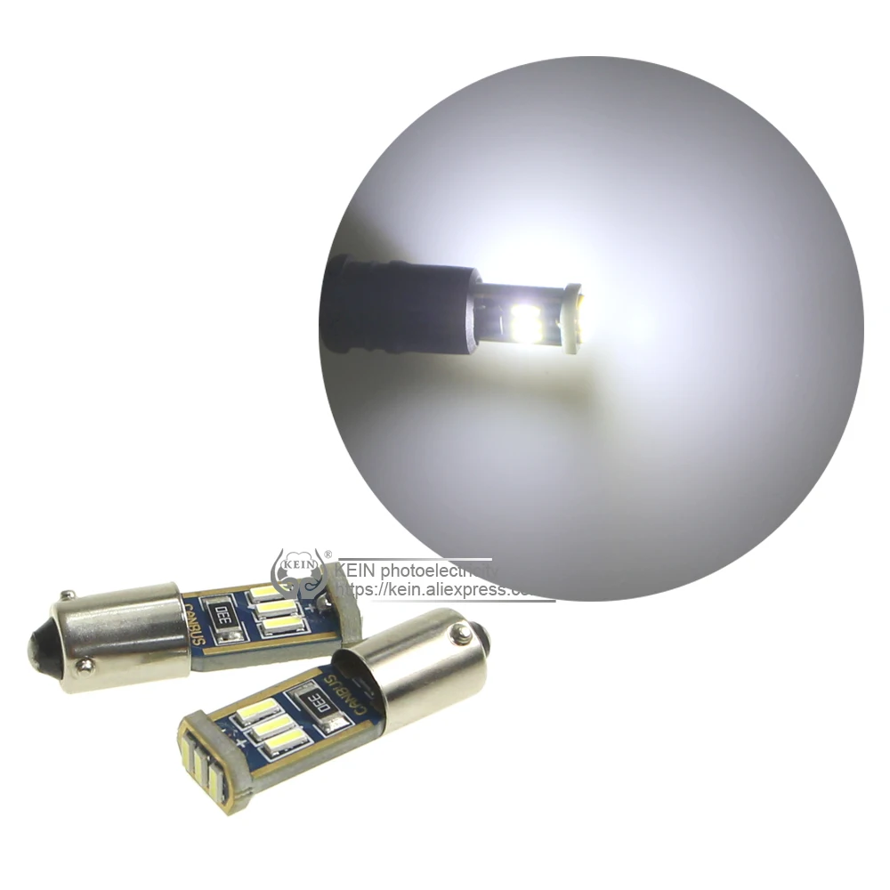KEIN 6 шт. BA9S светодиодный ные лампы T10 W5W T4W автомобильные 363 H6W bax9s bay9s H21W 9smd 4014 боковые