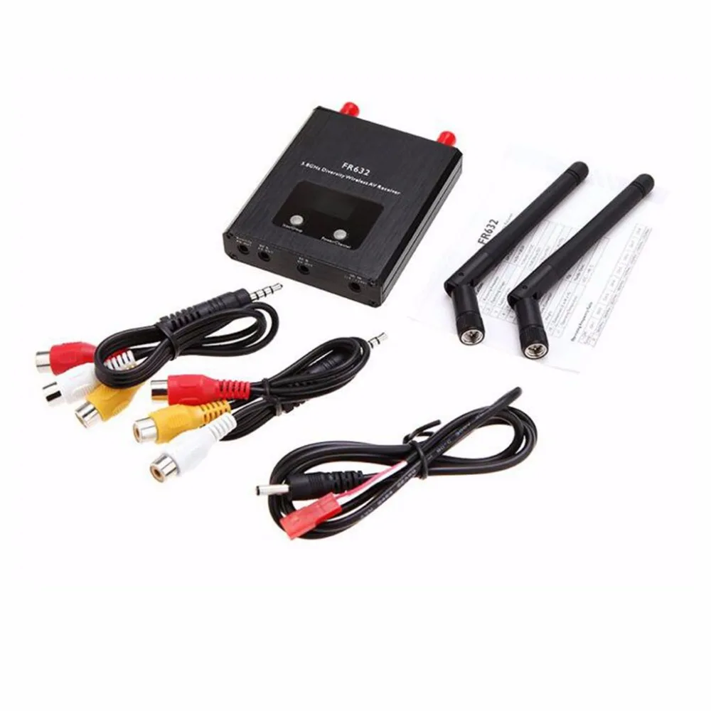 

FR632 5.8G 48CH Channels Diversity AV Receiver Auto Scan RC Digital LCD Display