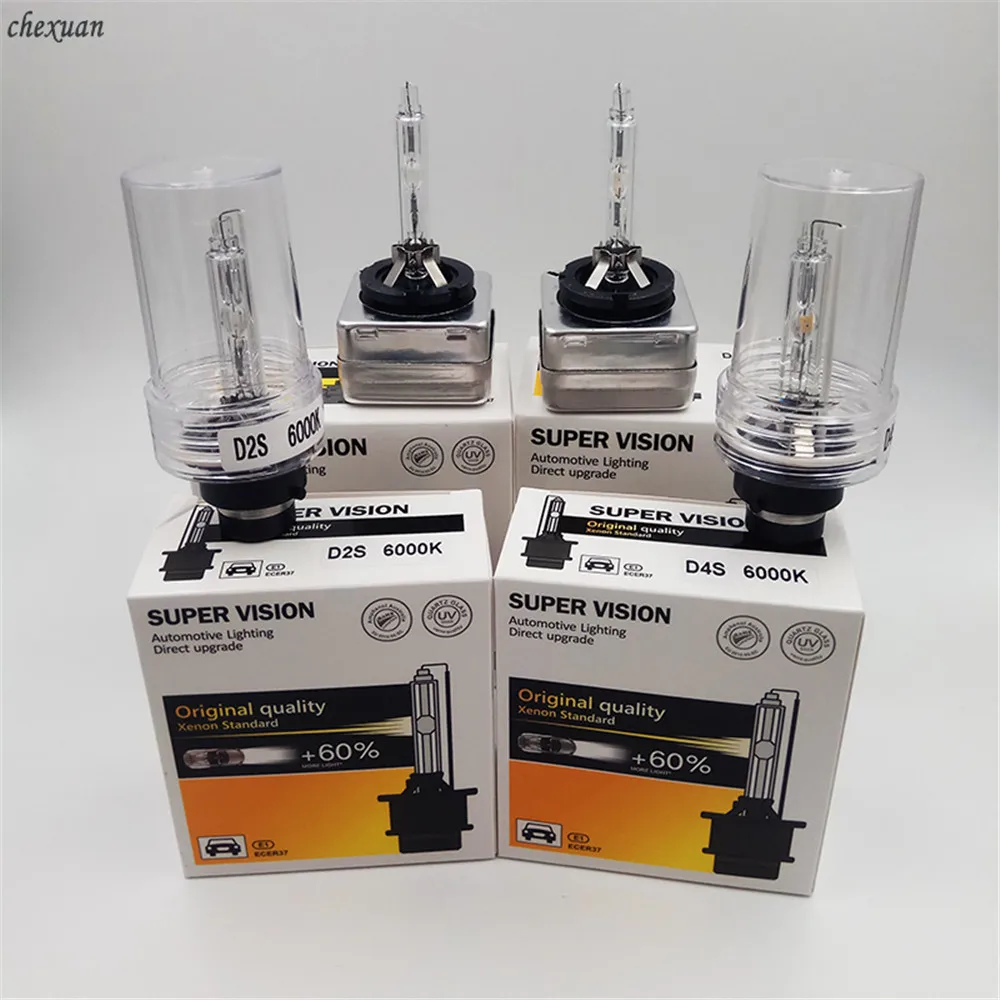 CSCSNL 2 шт. HID ксеноновая лампа D1S D2S D3S D4S D1R D2R D3R D4R комплект автомобильных фар Лампа 12