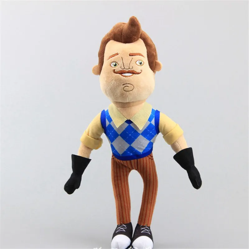 2019 New Hello Neighbor Plush Toys Dolls Game The Neighbor Apron & Cleaver Soft Stuffed Doll Kids Friends Gift 25-40cm (9)